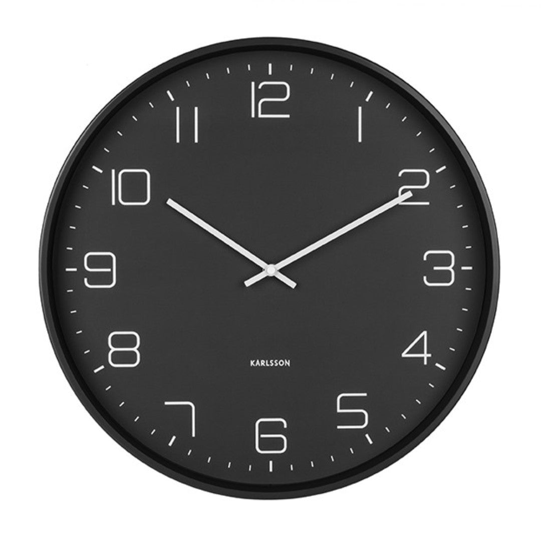 Wall Clock in Matt White