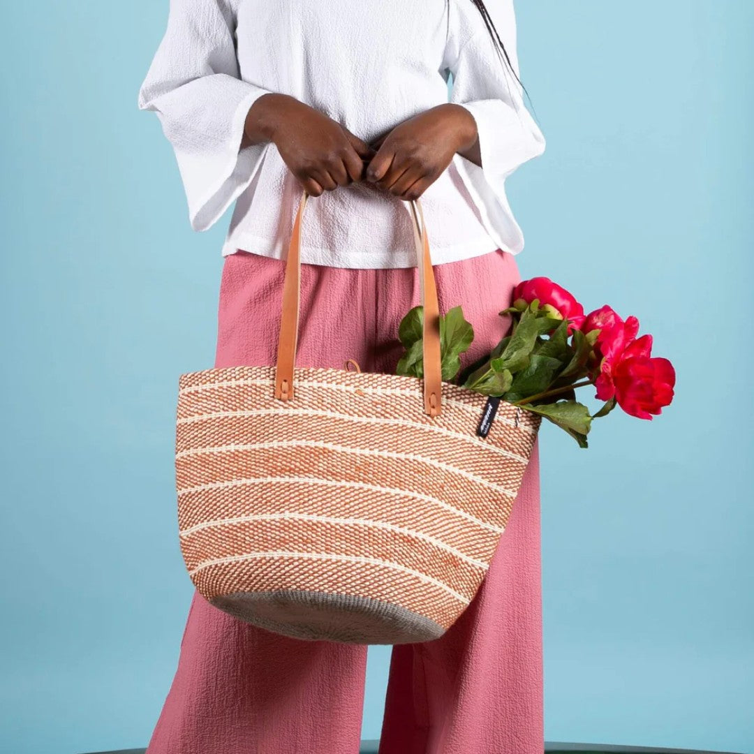 Pamba Shopper / Basket Medium - Terracotta