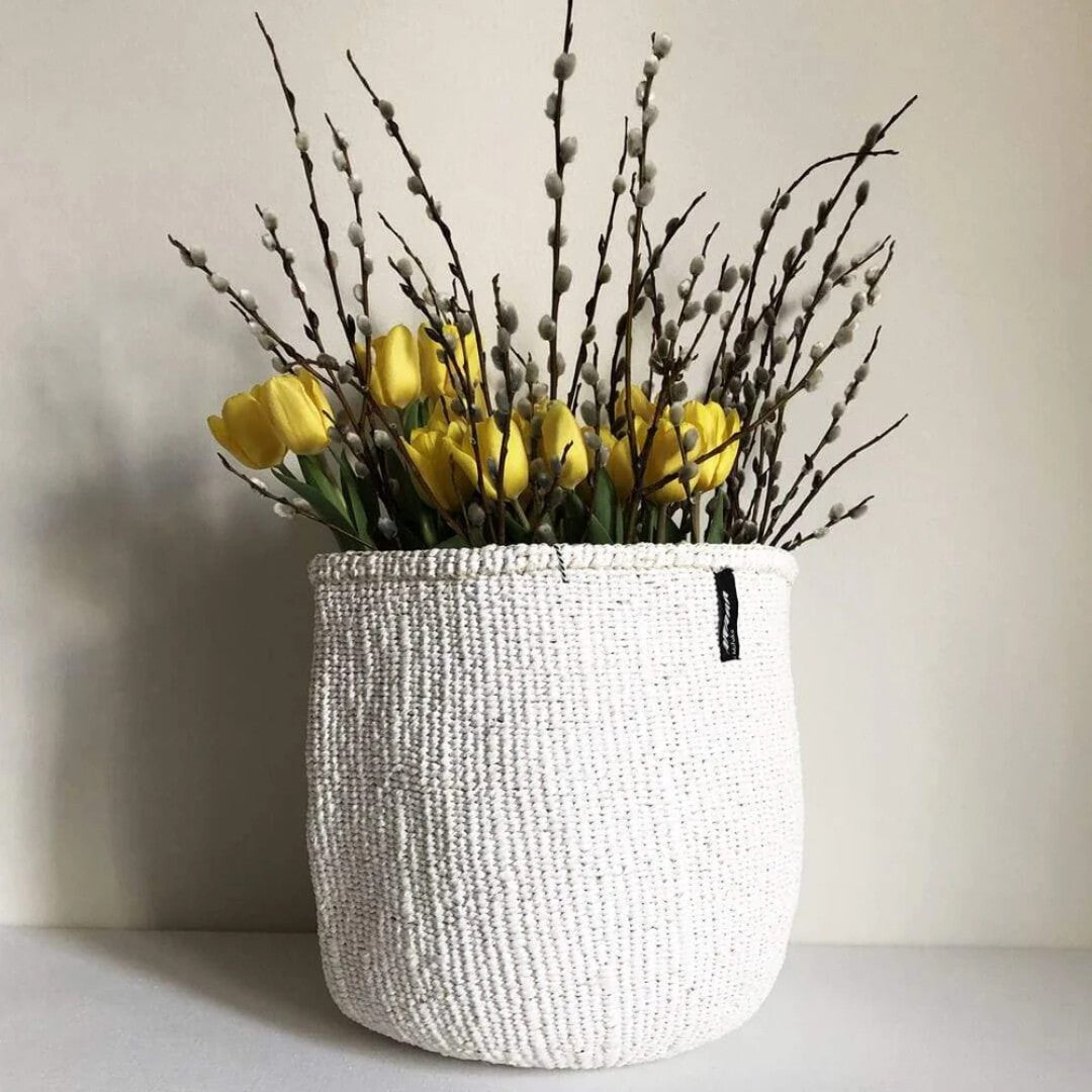 Kiondo Basket White Medium
