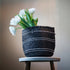 Kiondo Basket 5 White Stripes on Black - Small