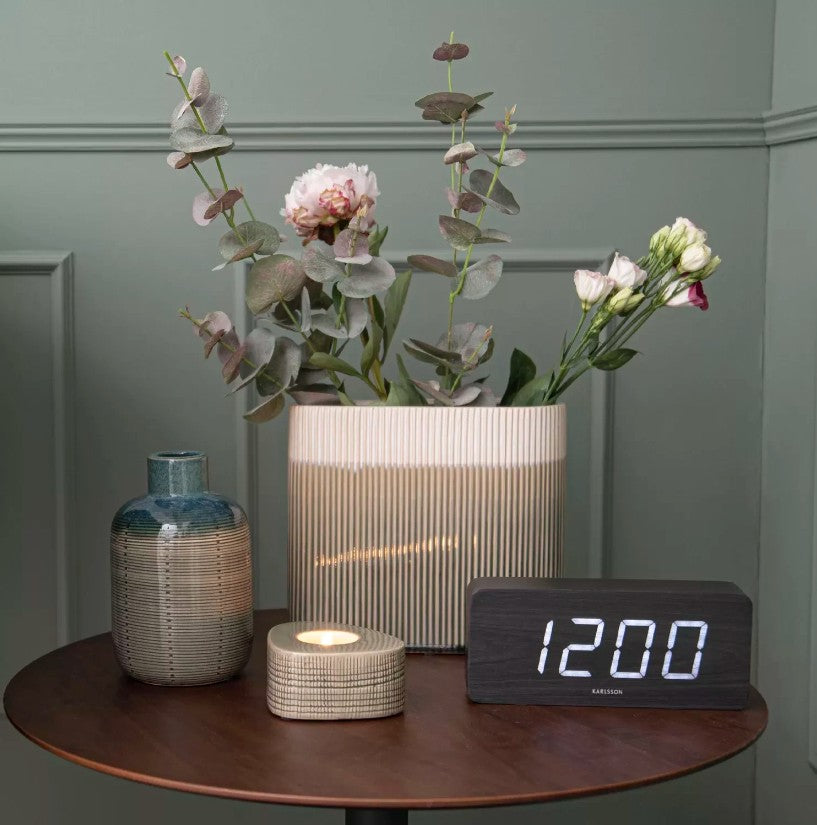 Black Tube Alarm Clock