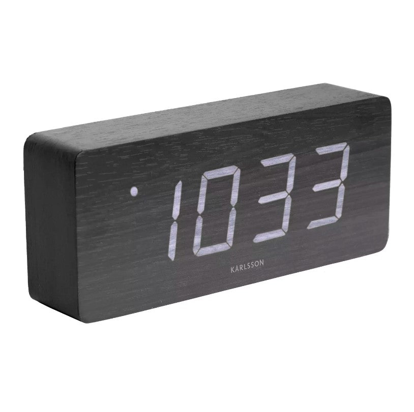 Black Tube Alarm Clock