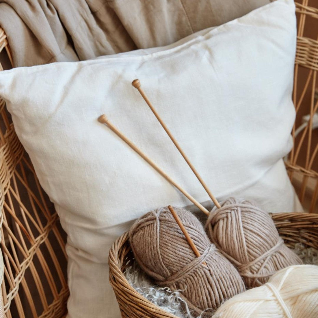 Butter Cream Linen Cushion