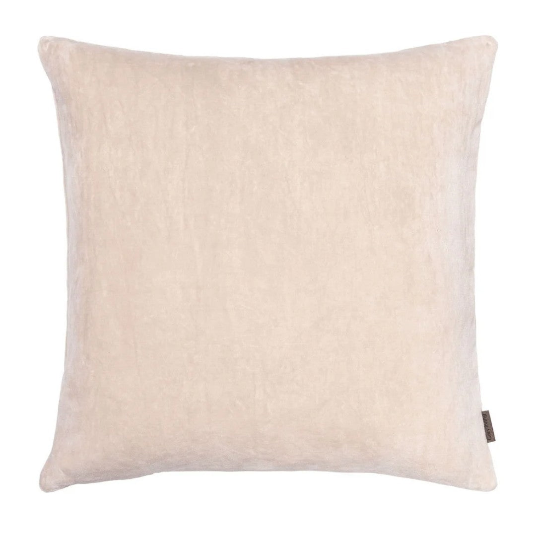 Soft Velvet Cushion in Rose Crystal