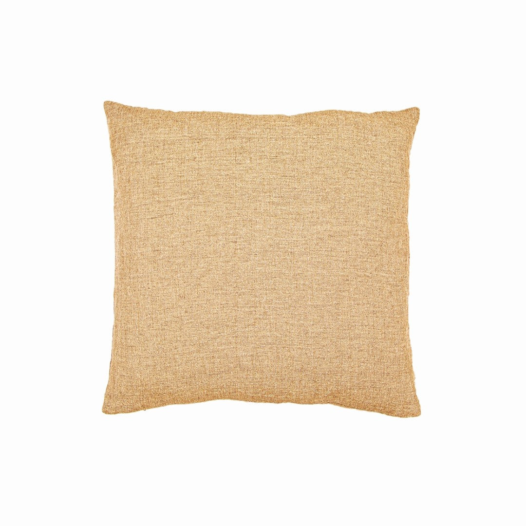 Pale Yellow Linen Cushion