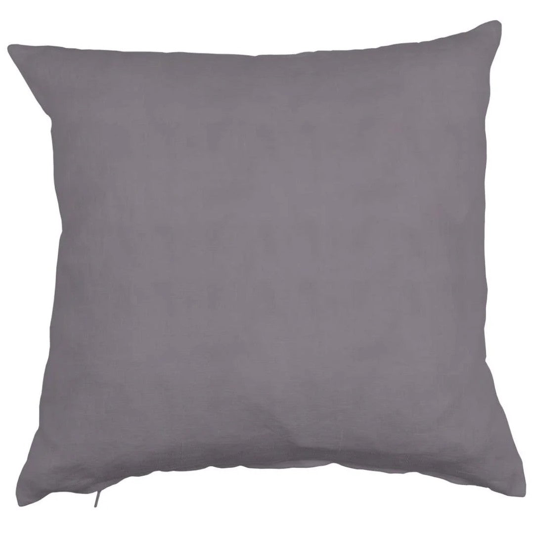 Lead Grey Linen Cushion