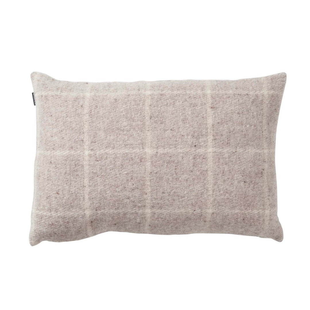 Check Cushion in Beige