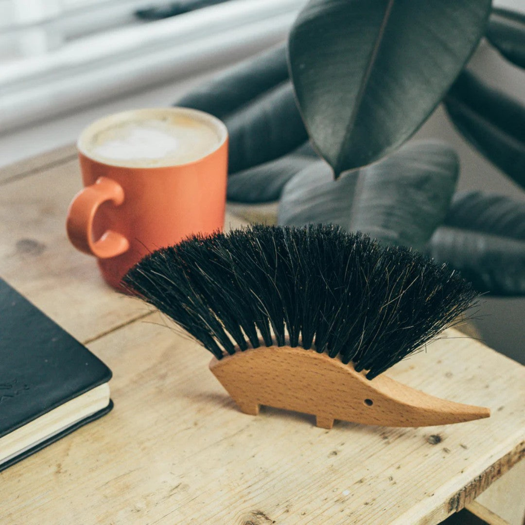 table brush cute hedgehog design