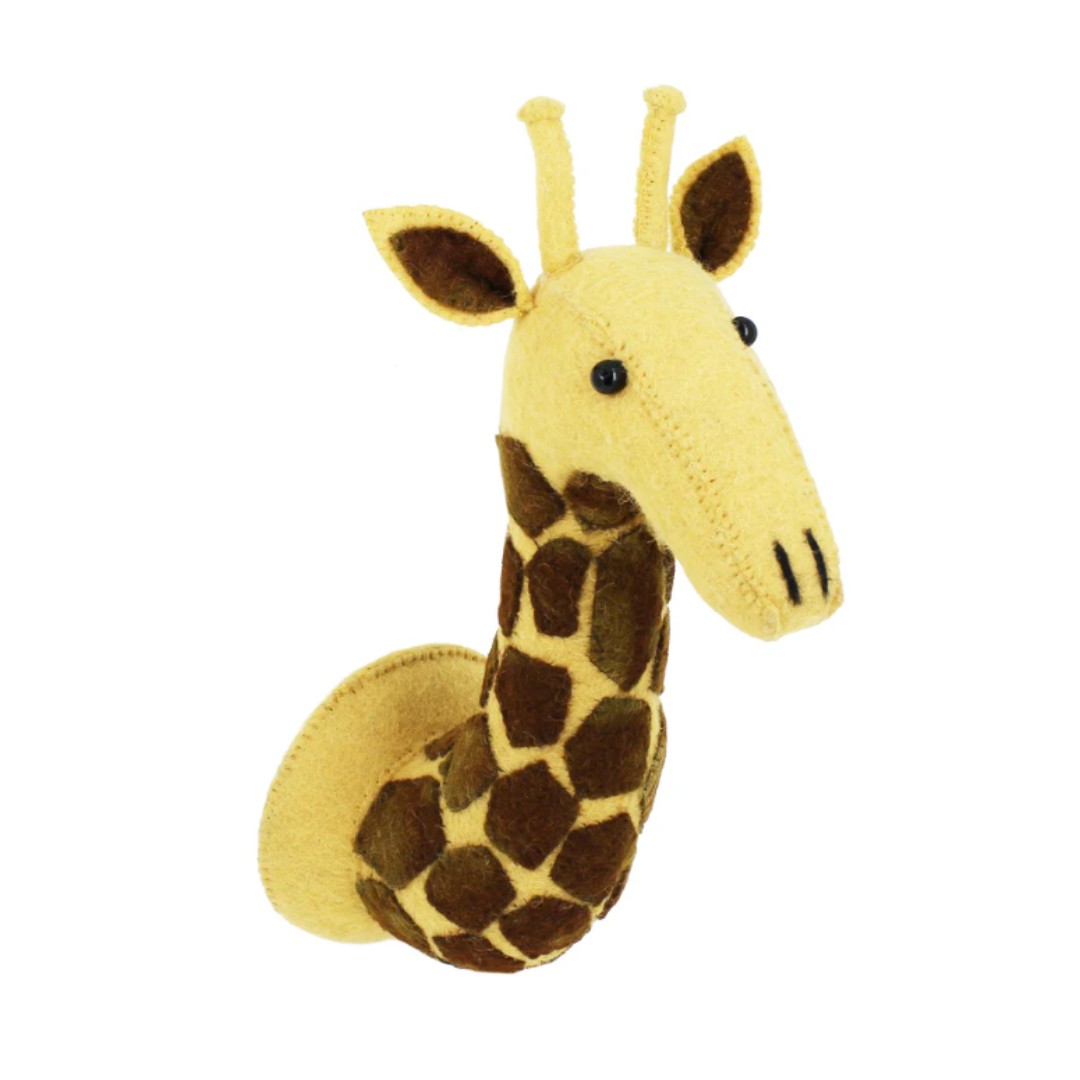Felt Giraffe Head - 2 Sizes