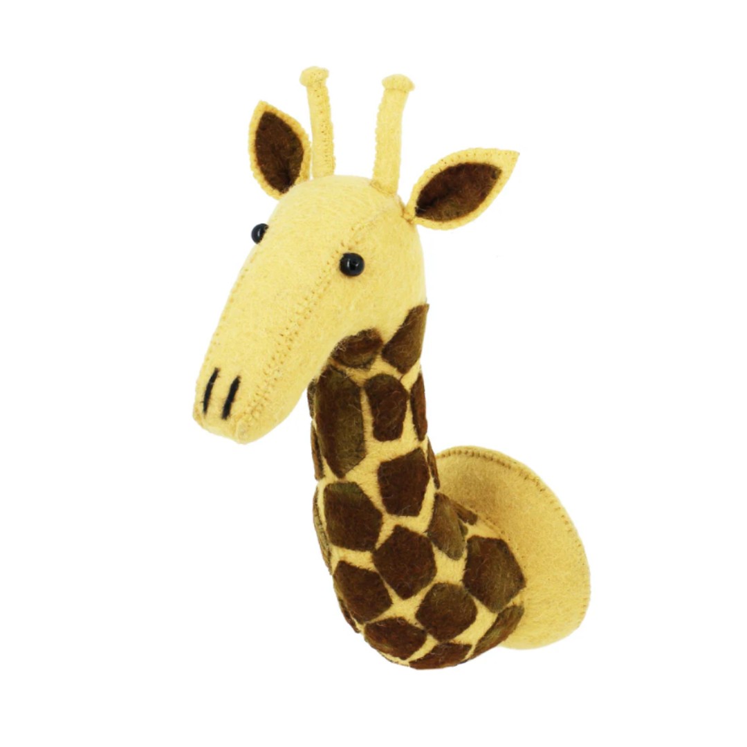 Felt Giraffe Head - 2 Sizes