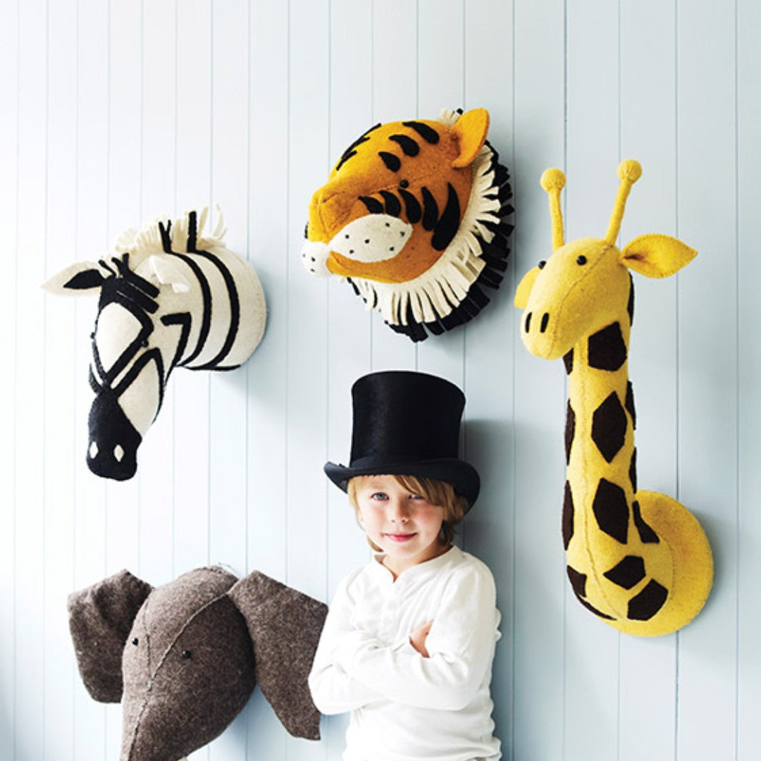 Felt Giraffe Head - 2 Sizes