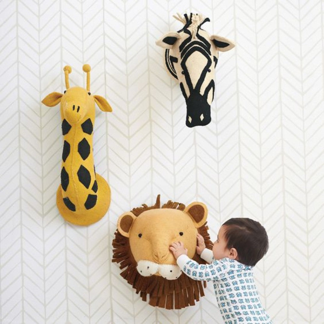 Felt Giraffe Head - 2 Sizes