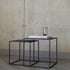Nesting Coffee Tables in Black - Set of 2