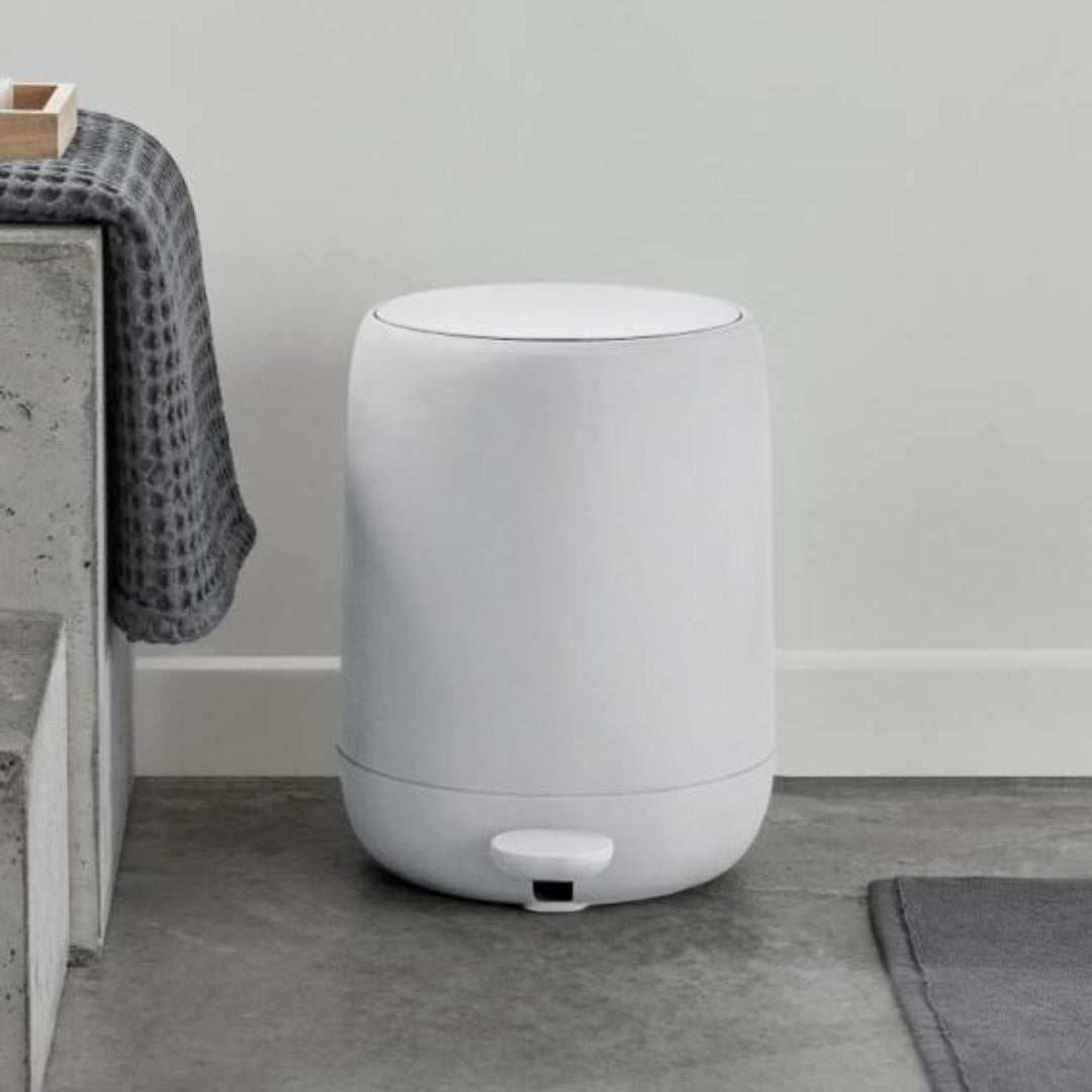 White Pedal Bin for your bathroom