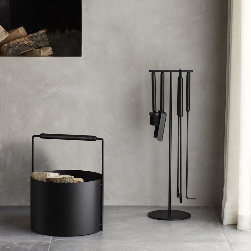 fireside tools set in black from the blue door gifts for him