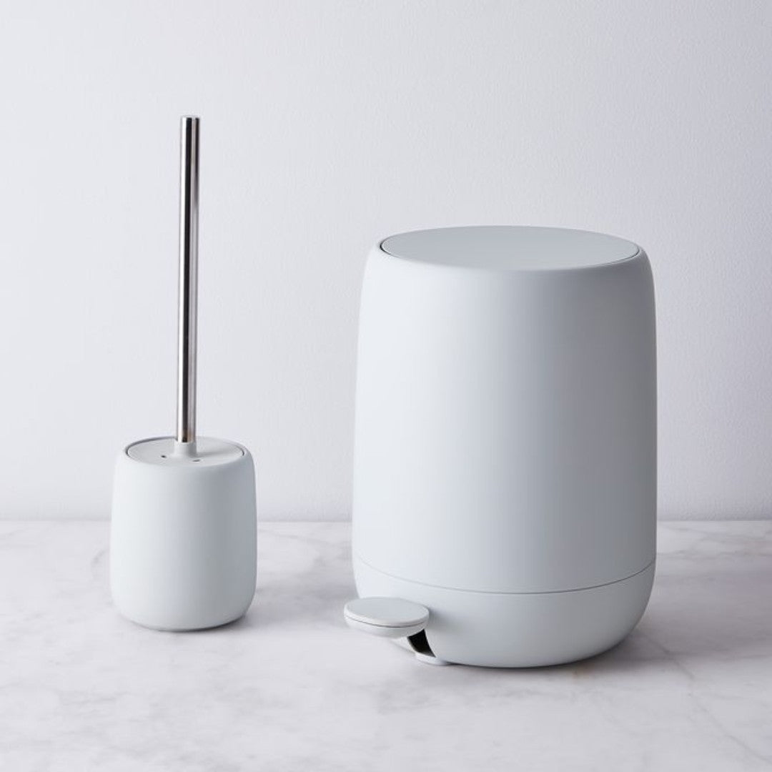 White Toilet Brush