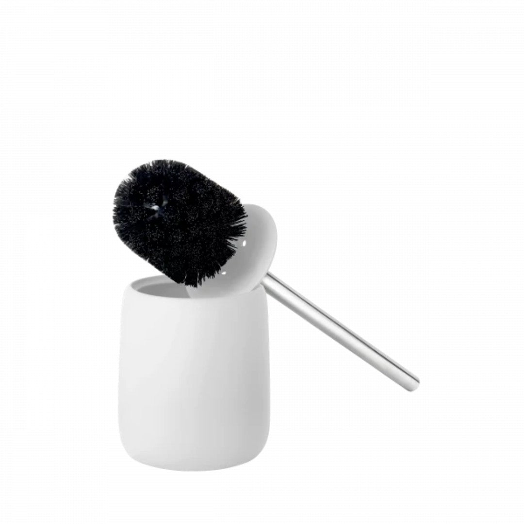 White Toilet Brush