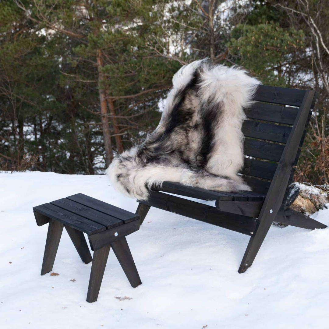 Folding Chair Dark Wood - 2 sizes