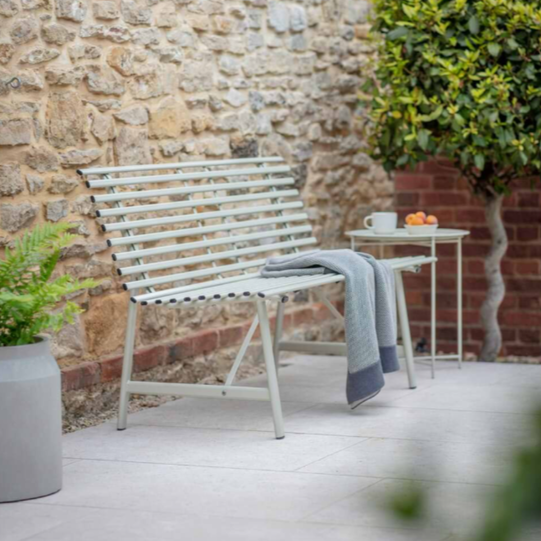 Outdoor Steel Bench - 3 colours