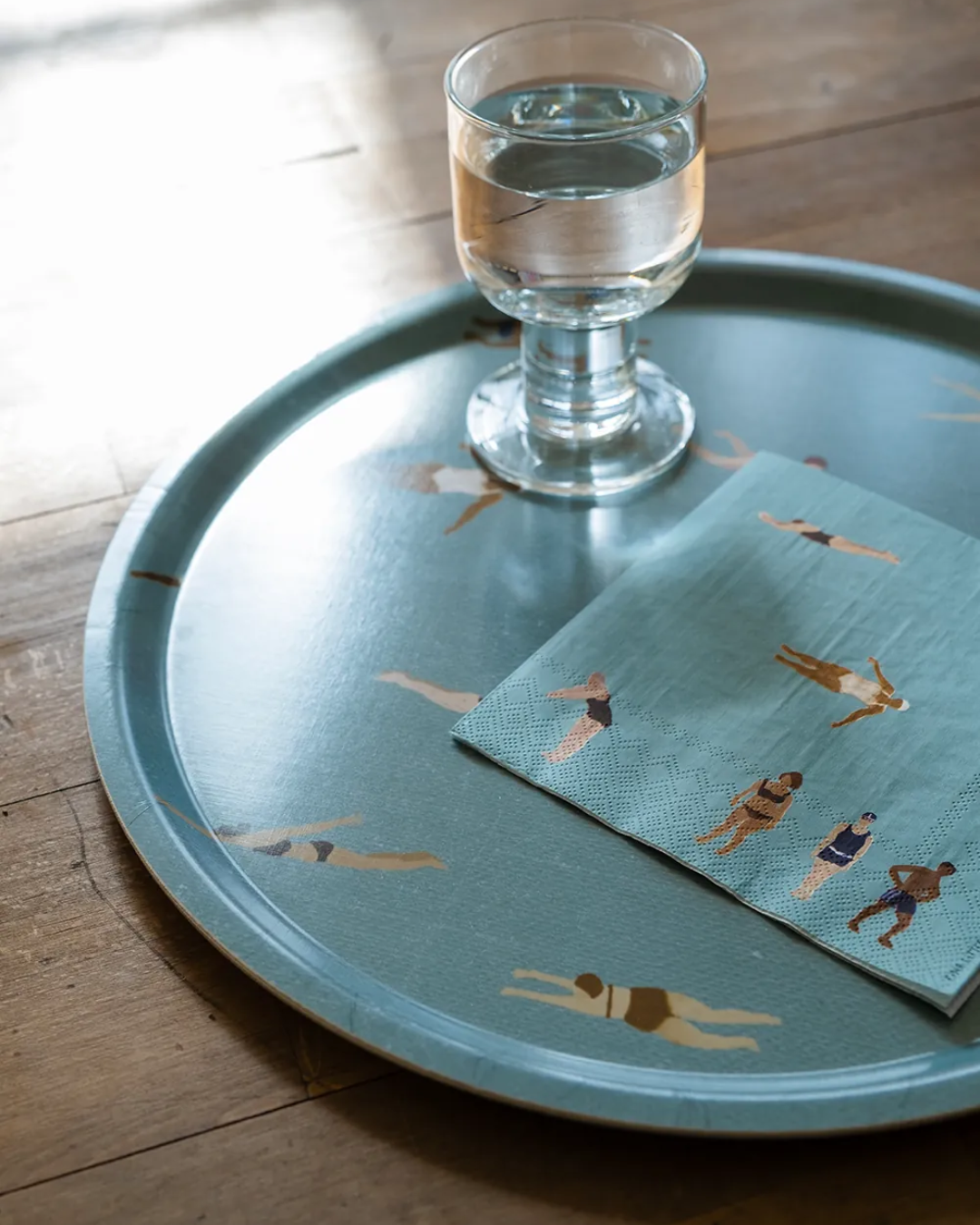 Blue Swimmers Tray in 3 Sizes