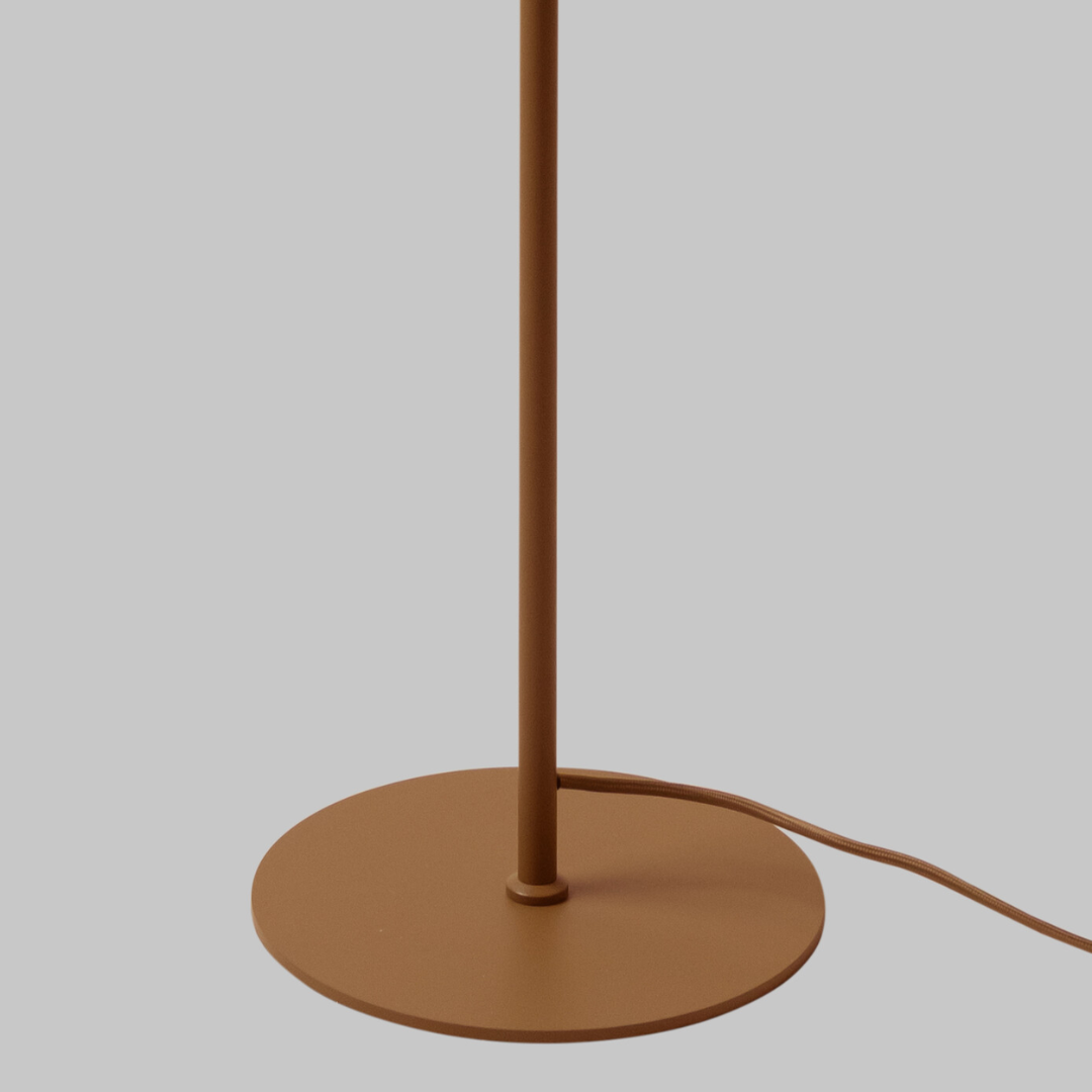 Mustard 2 Shade Floor Lamp