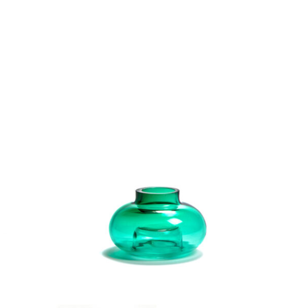 Glass Tea Light & Bud Vase in 9 Colours