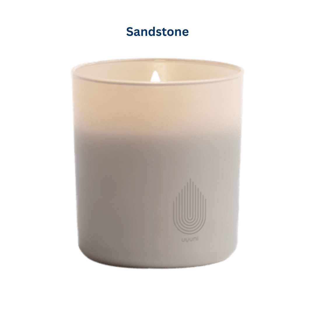LED Frosted Unscented Glass Candle in 3 Colours