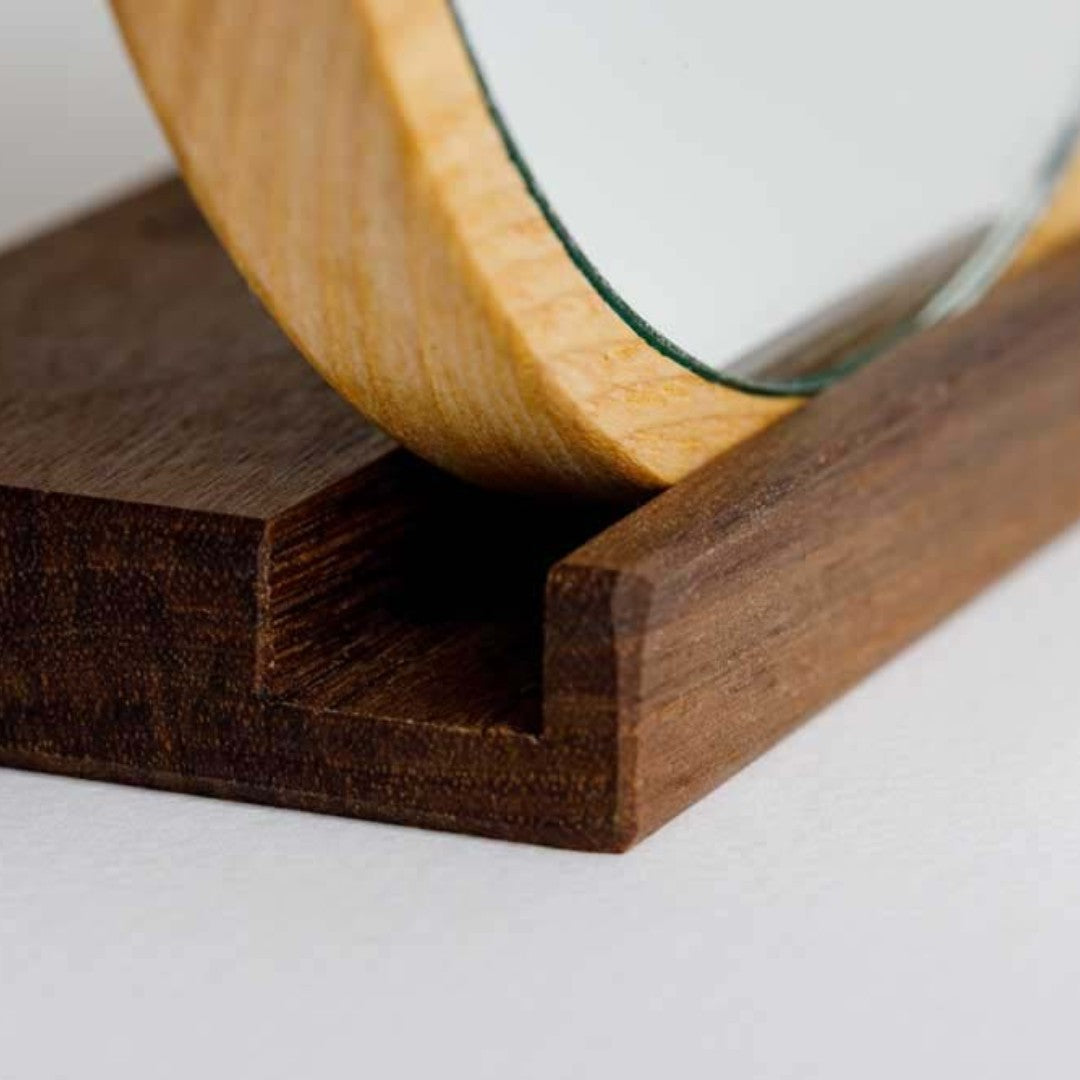 Hand Mirror in Ash or Walnut