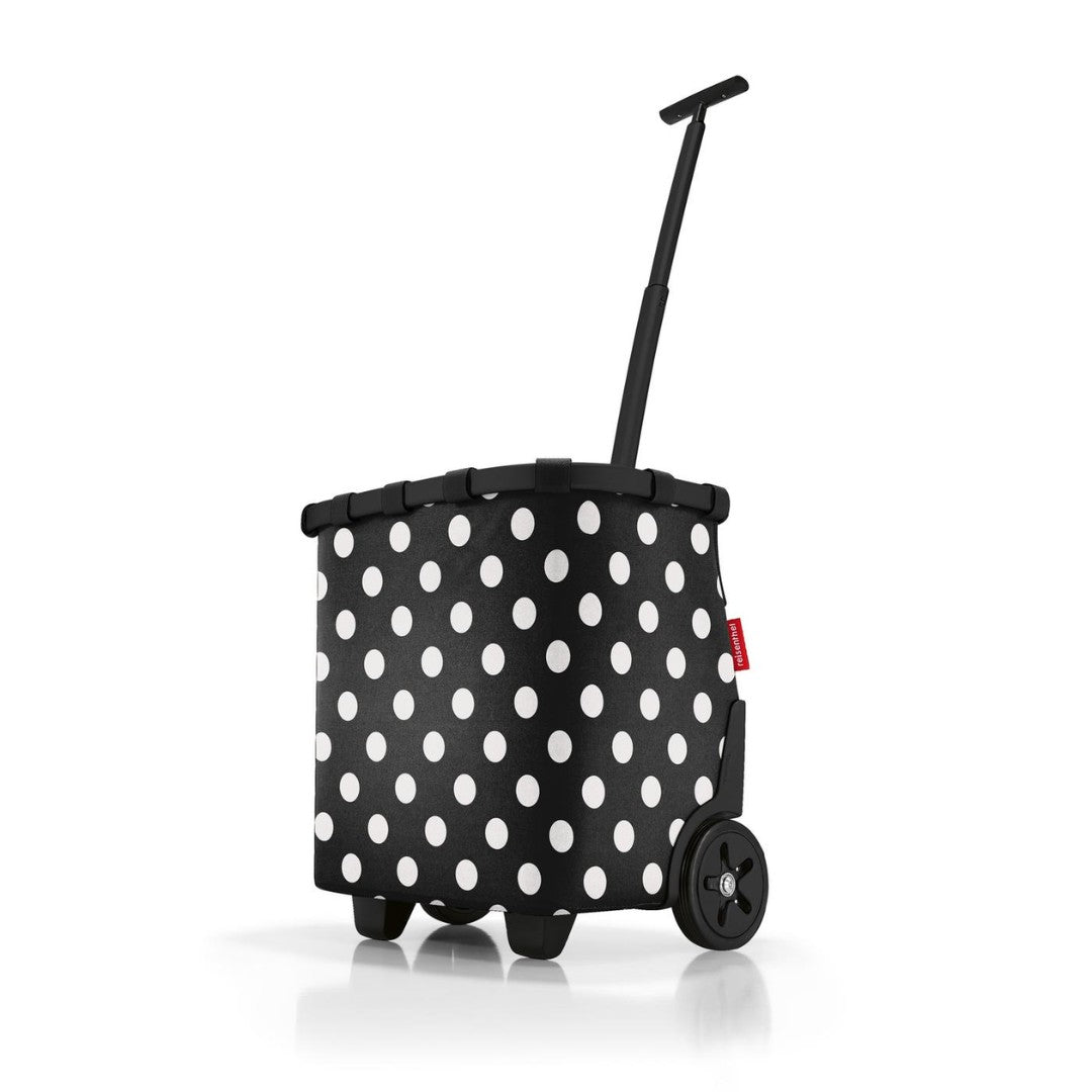 Shopping Trolley White Polka Dots