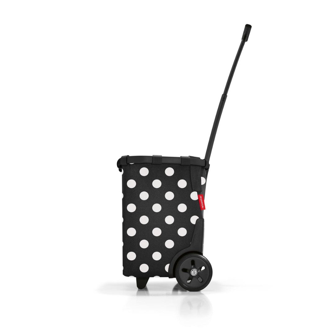 Shopping Trolley White Polka Dots