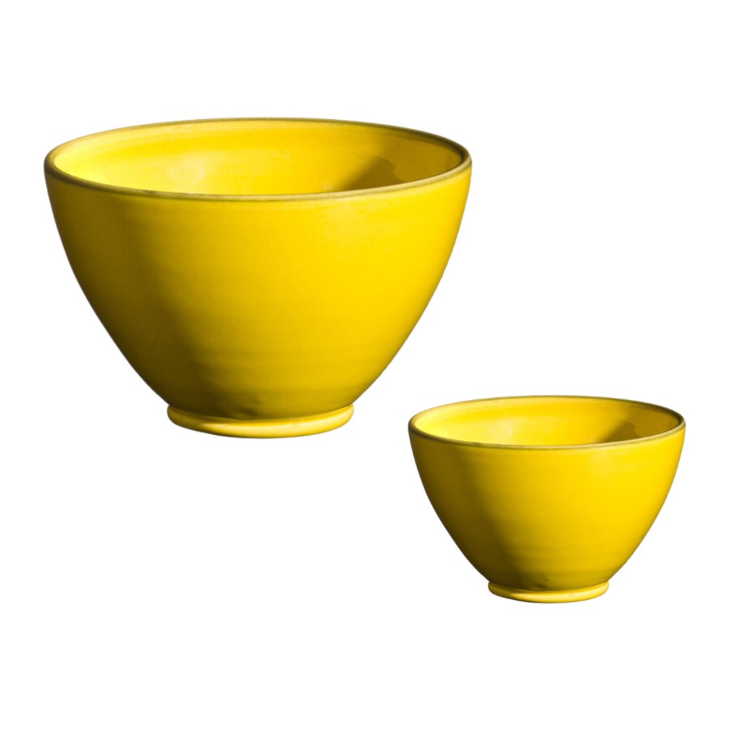 Yellow Round Bowl - 2 Sizes