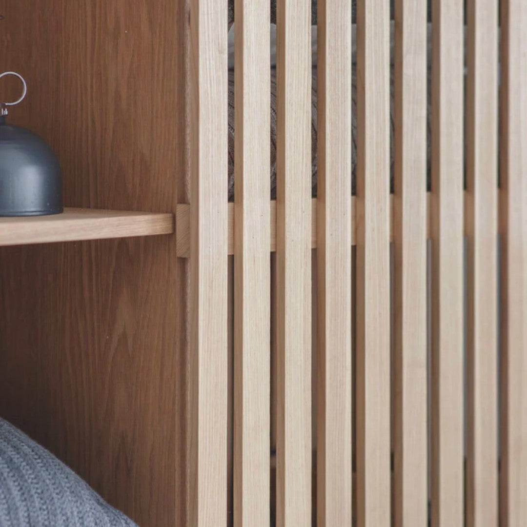 Large Linear Storage Unit in Ash