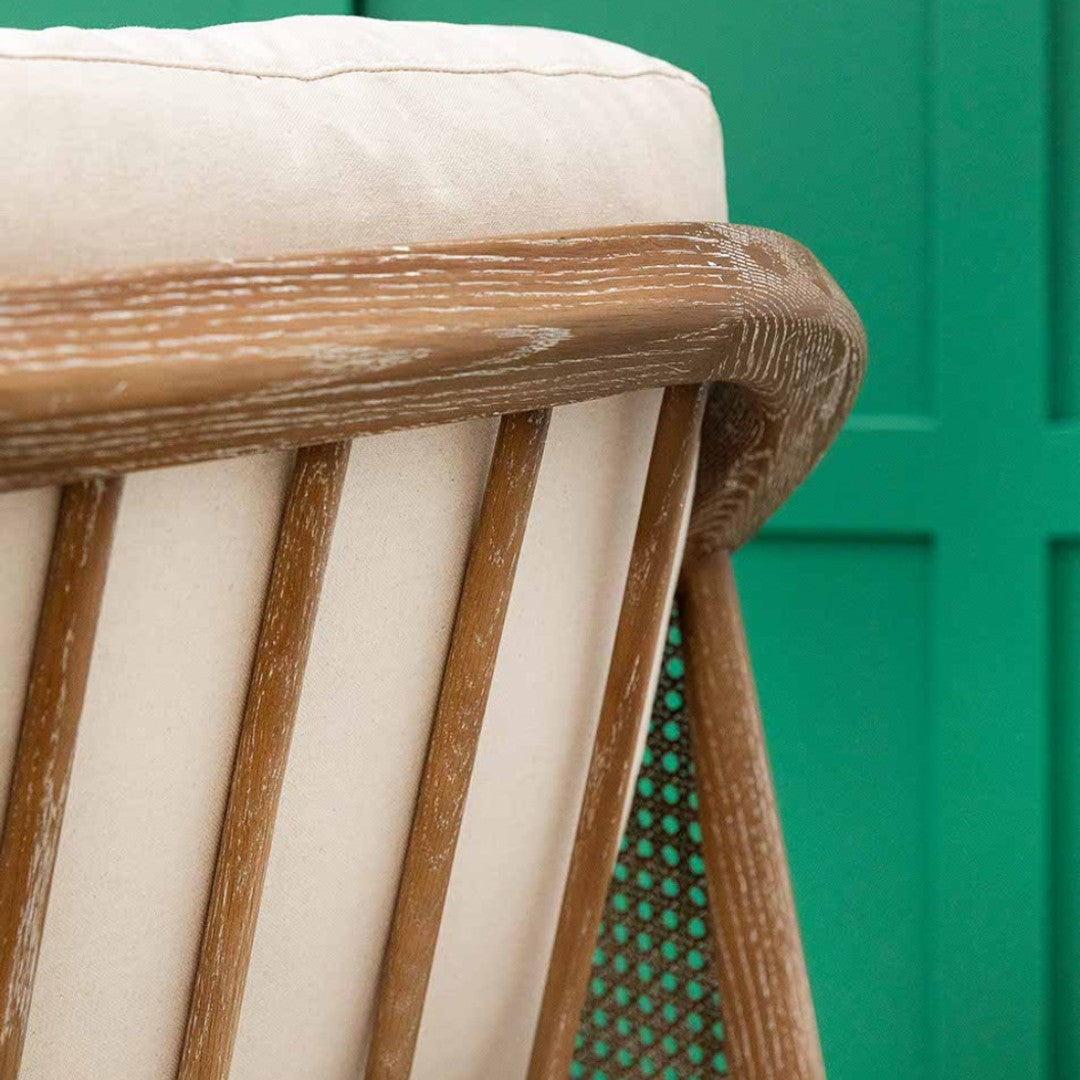 Rattan Armchair in Oatmeal