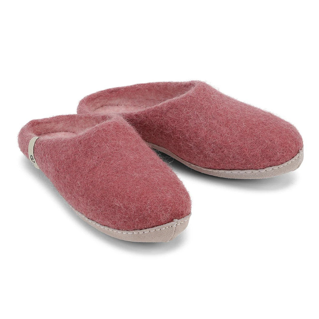 Slippers in Dusty Rose - 3 sizes