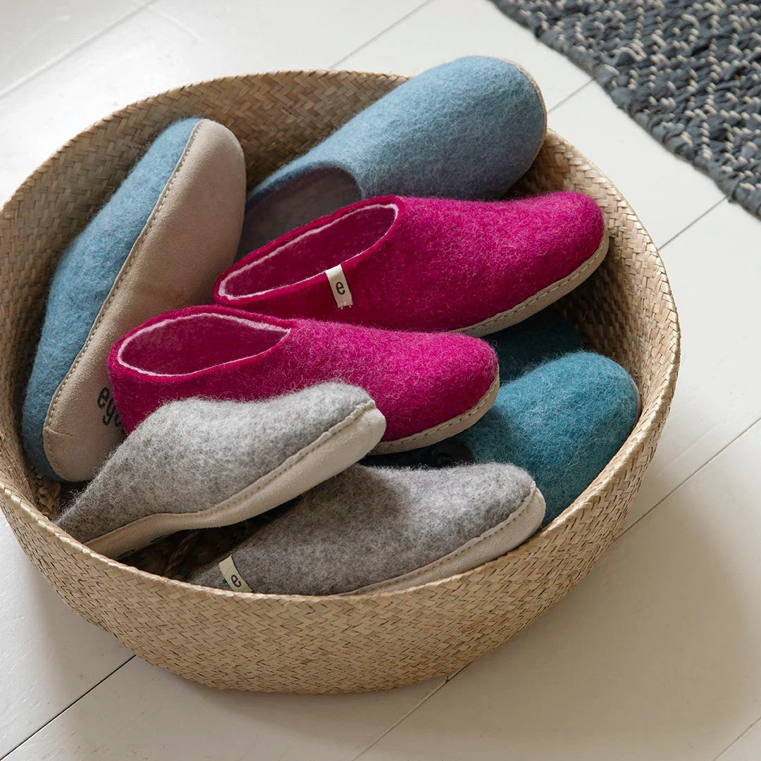 Slippers in Light Blue - 3 sizes