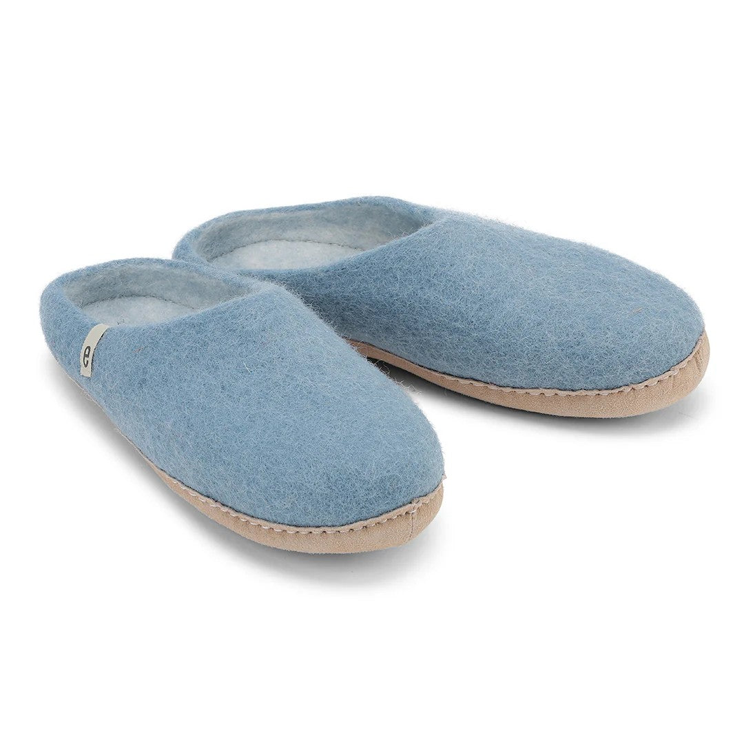Slippers in Light Blue - 3 sizes