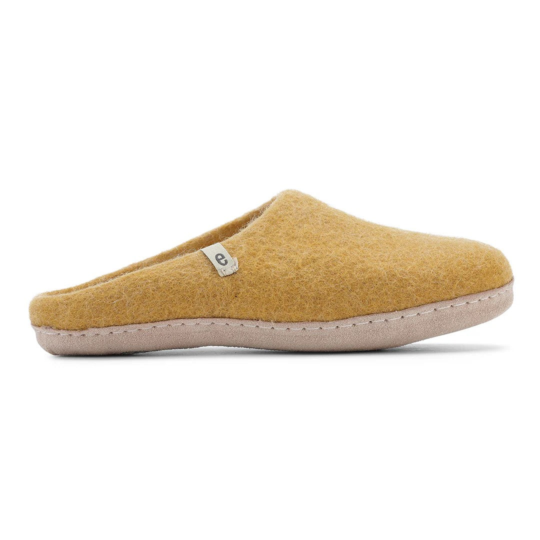 Slippers in Mustard - 3 sizes