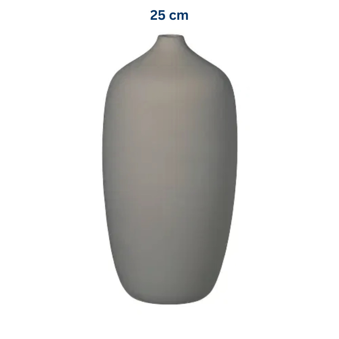 Grey Ceramic Vase in 3 Sizes