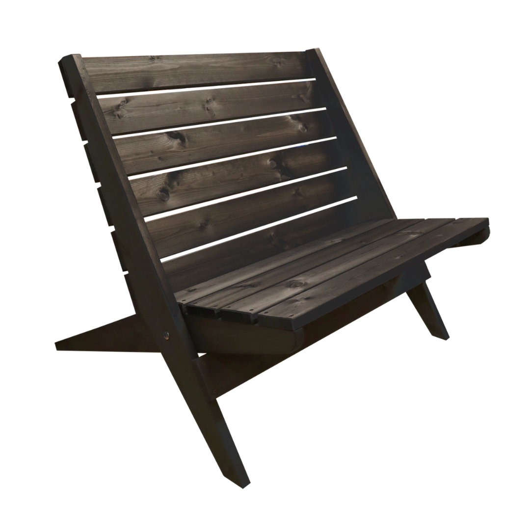 Folding Chair Dark Wood - 2 sizes