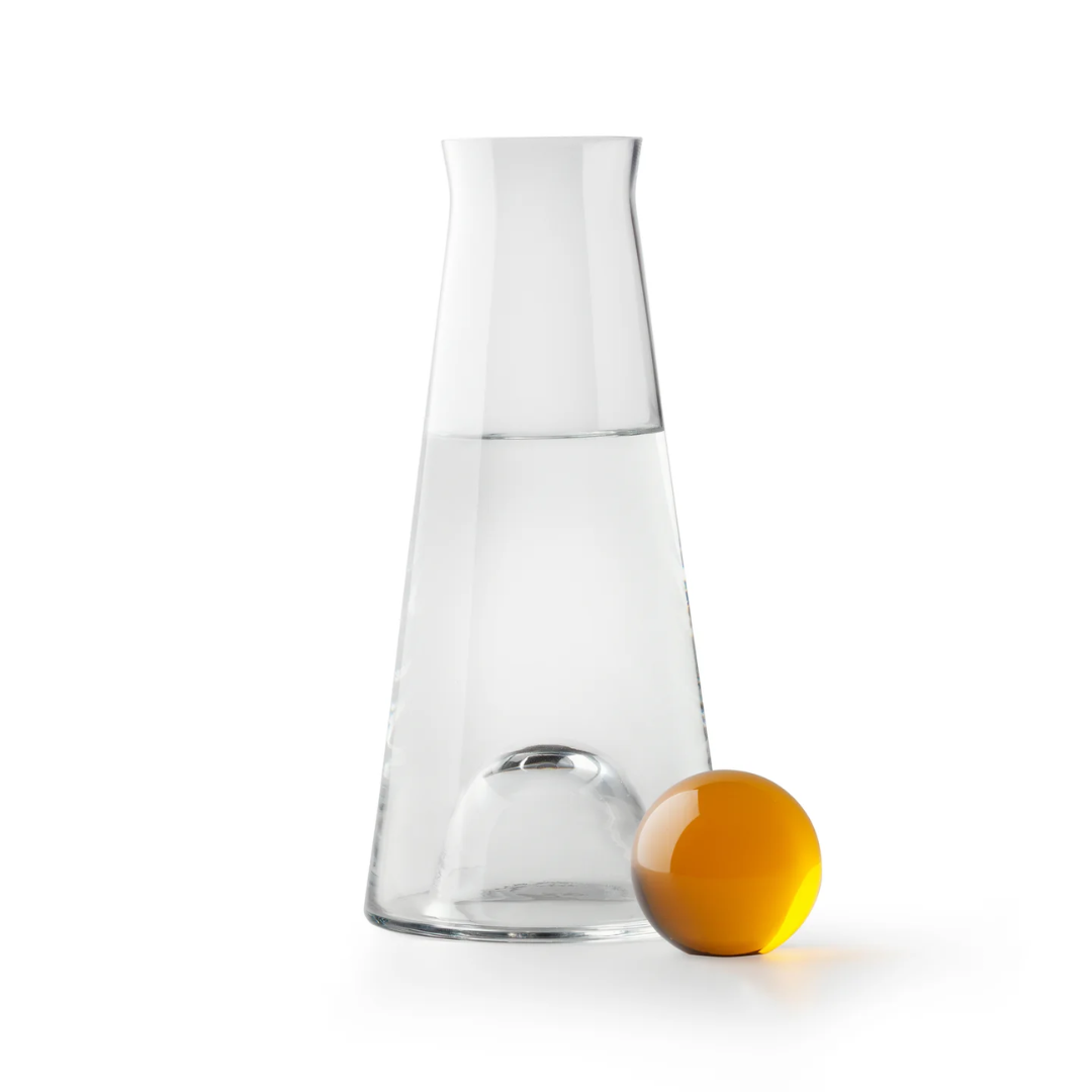 Large Carafe with Ball Stopper in 3 Colours