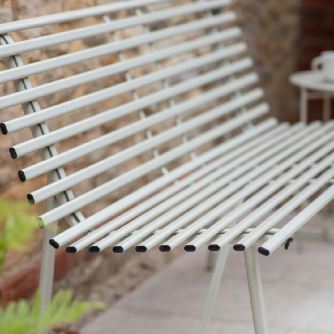 Outdoor Steel Bench - 3 colours