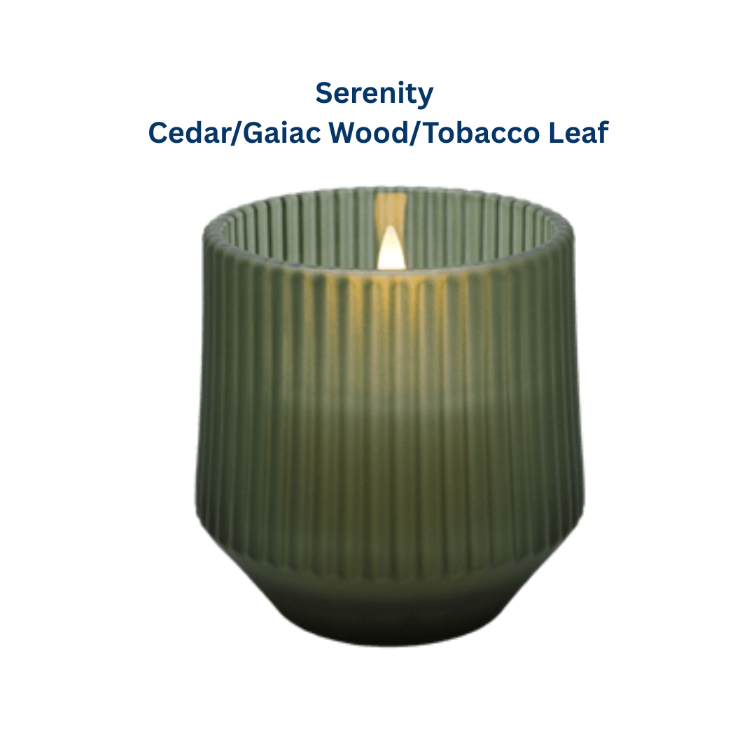LED Scented Glass Candle in 4 Scents