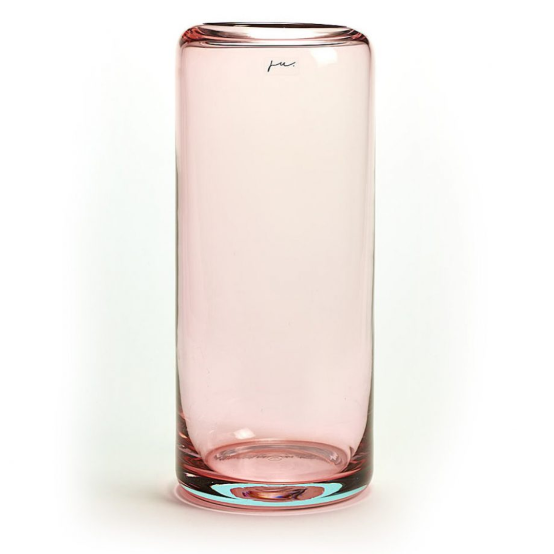 Tall Glass Hurricane Vase in 7 Colours