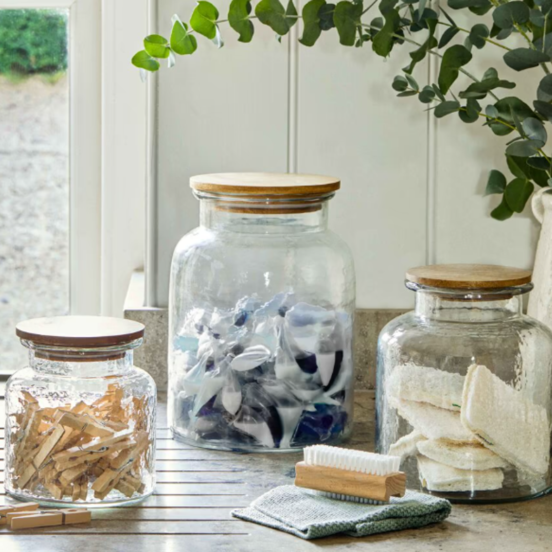 Glass Storage Jar - 3 Sizes