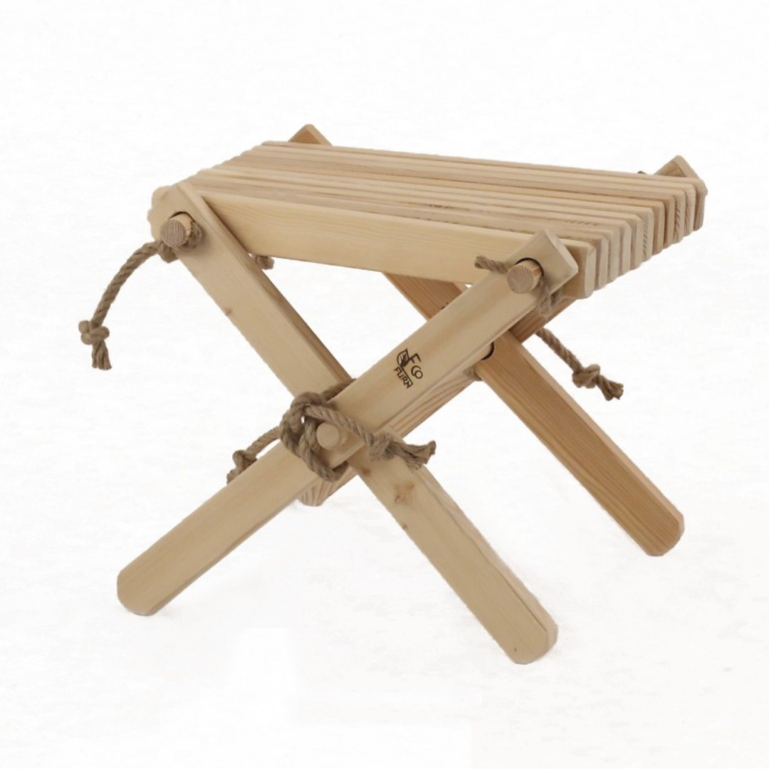 Larch Eco Chair and Matching Footstool