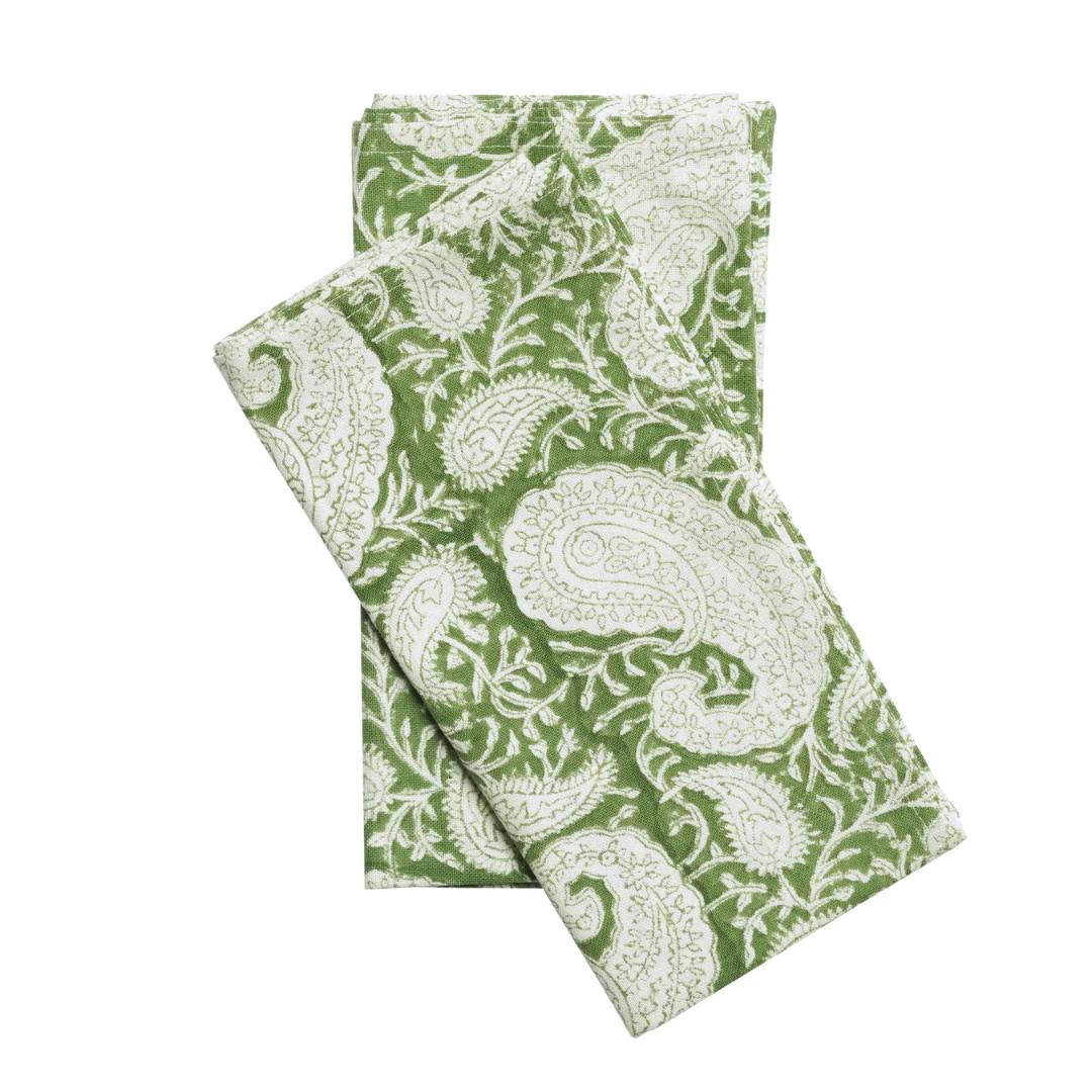 Big Paisley Napkin Set of 4 in 8 colours