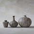 Large Ceramic Vase in Stone Stripe