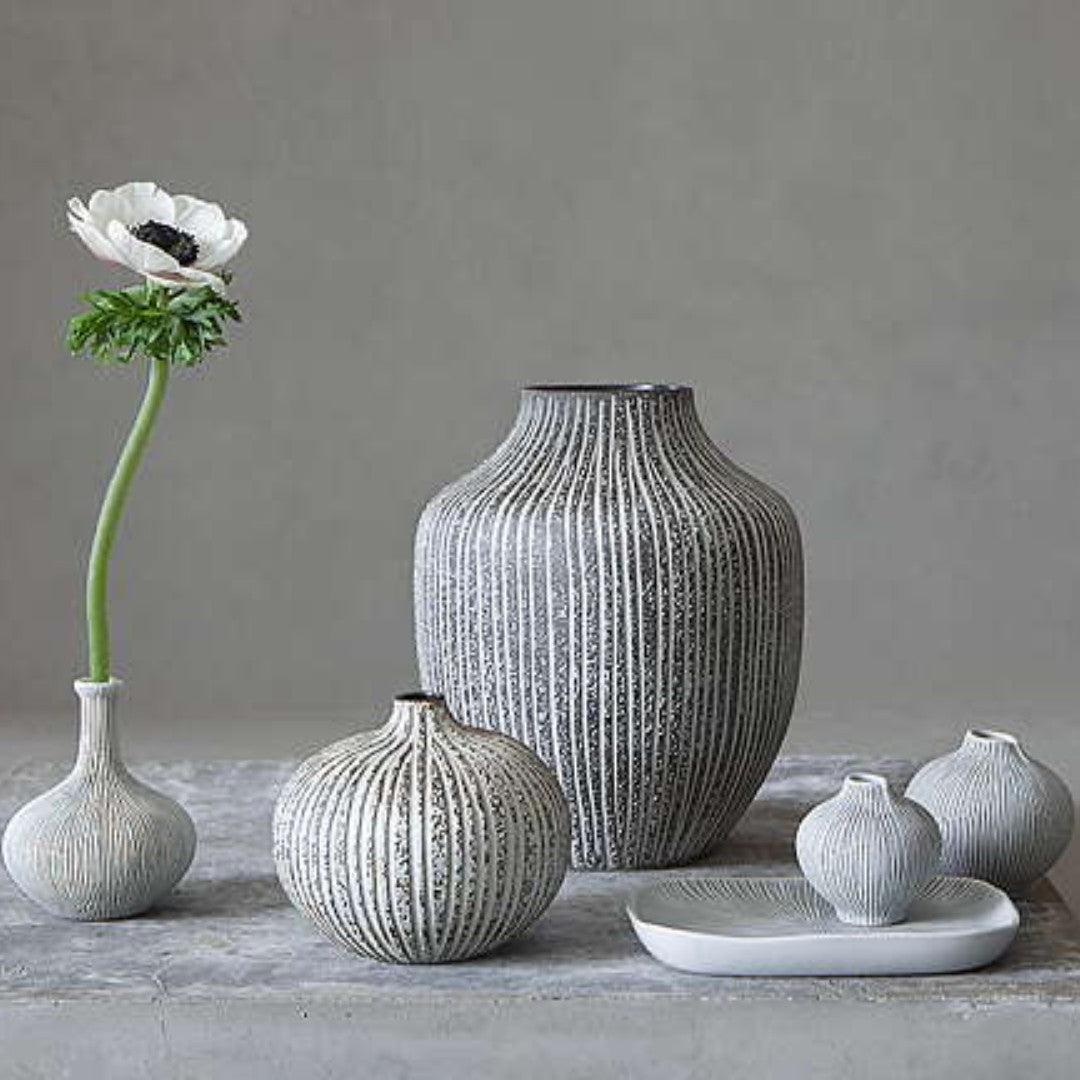Ceramic Rectangular Plate in Grey