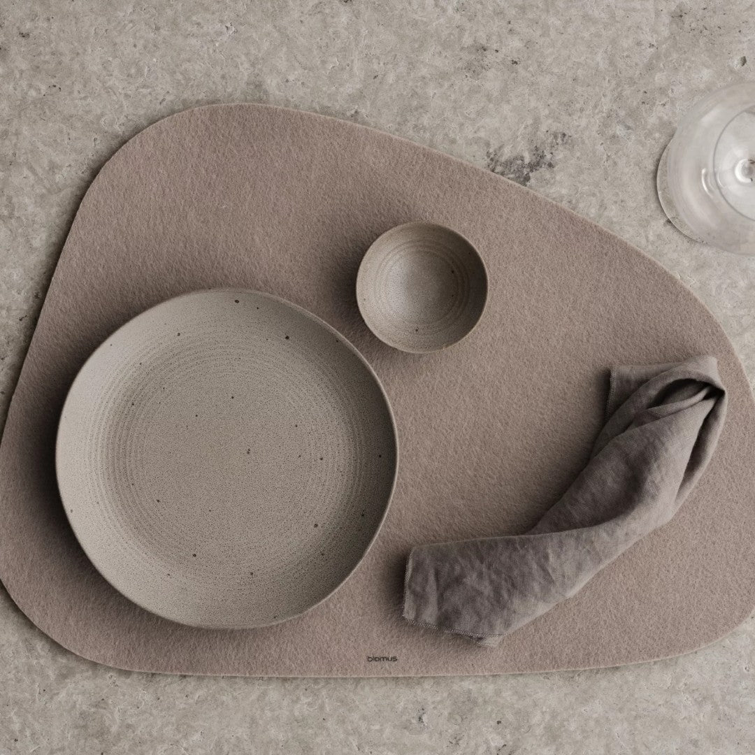 Linen Napkin In Mushroom
