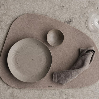 Linen Napkin In Mushroom